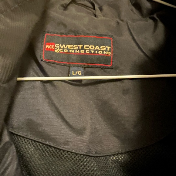 West Coast Connections navy rain coat - Picture 3 of 5